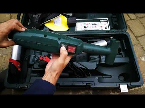 Unpacking / unboxing long-cneck sander Metabo LSV 5-225 COMFORT 600136000