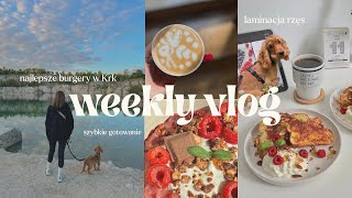 weekly | szybkie gotowanie • najlepsze burgery w Krk • laminacja rzęs 🎀☕️✨