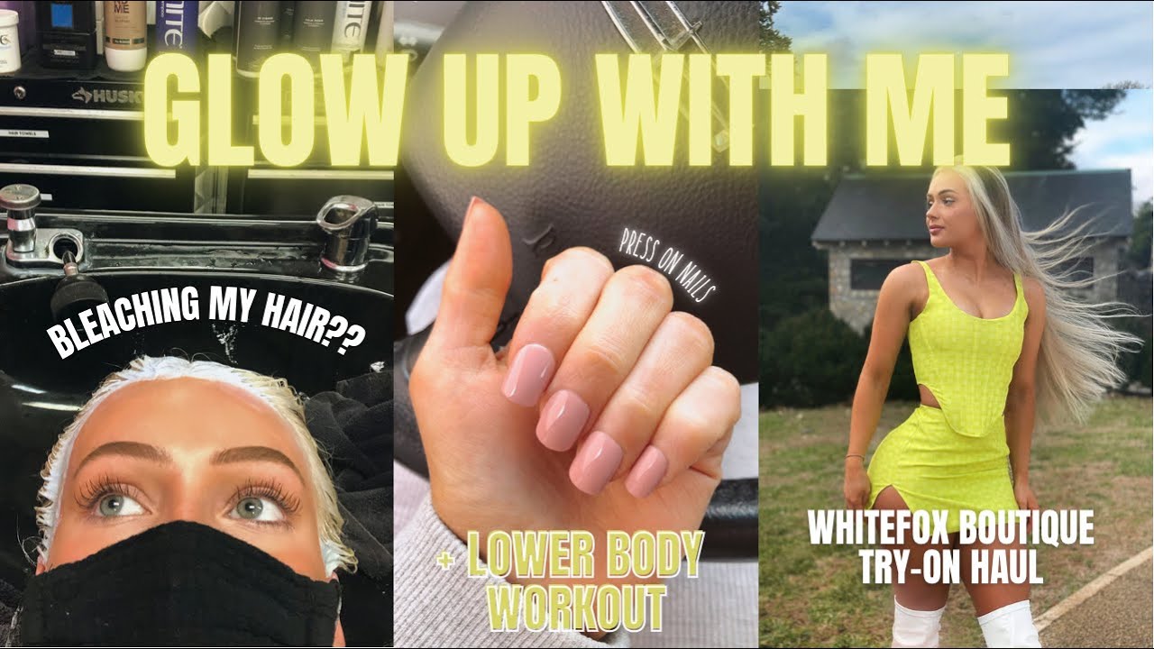 GLOW UP WITH ME IN 24 HOURS | TRANSFORMATION VLOG, Whitefox try on haul ...