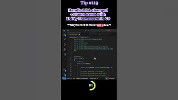 Handle DBA changed Column name with Entity Framework in C# Tip #119