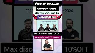 PW CSEET Sanjeevani June 2026 Batch for CS | PW CSEET Sanjeevani June 2026 coupon code #shorts #pw