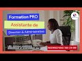 Formation pro  devenez assistante de directionsecrtaire de direction dlite  douala au cameroun