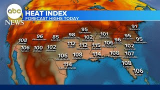 Relentless summer heatwave roasts the South | GMA