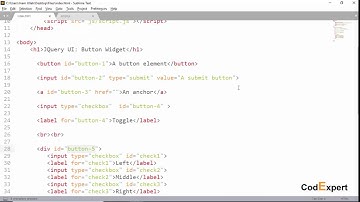 08 Button and Buttonset Widgets in JQuery UI in Urdu/Hindi