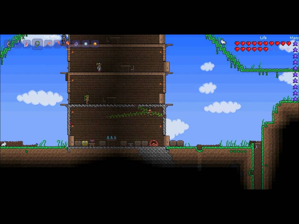 Making Ivy Whip on Terraria YouTube