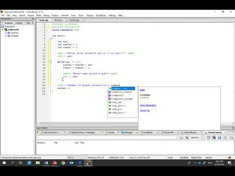C++ Log / While loop