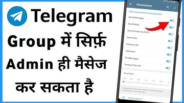 Topic - Telegram Group Me Only Admin Message Kaise Kare