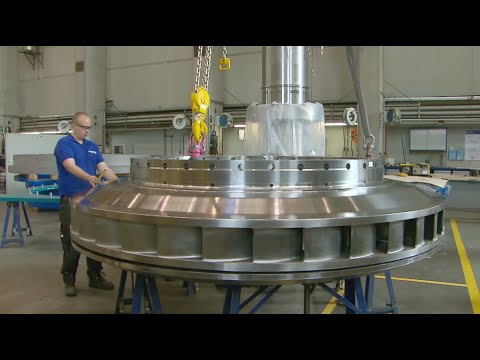 The Largest Hydroelectric Turbine Manufacturing And Assembly Process I've Ever