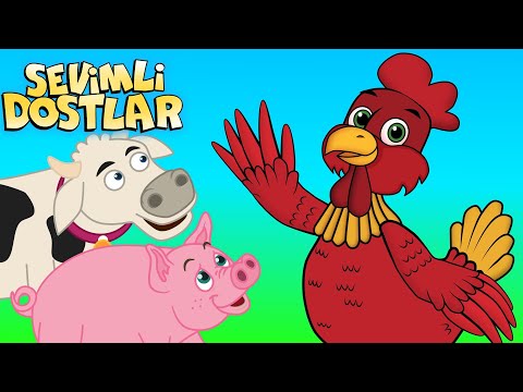 Küçük Kırmızı Tavuk masal şarkısı (YENİ) | Sevimli Dostlar Bebek Şarkıları | Adisebaba TV