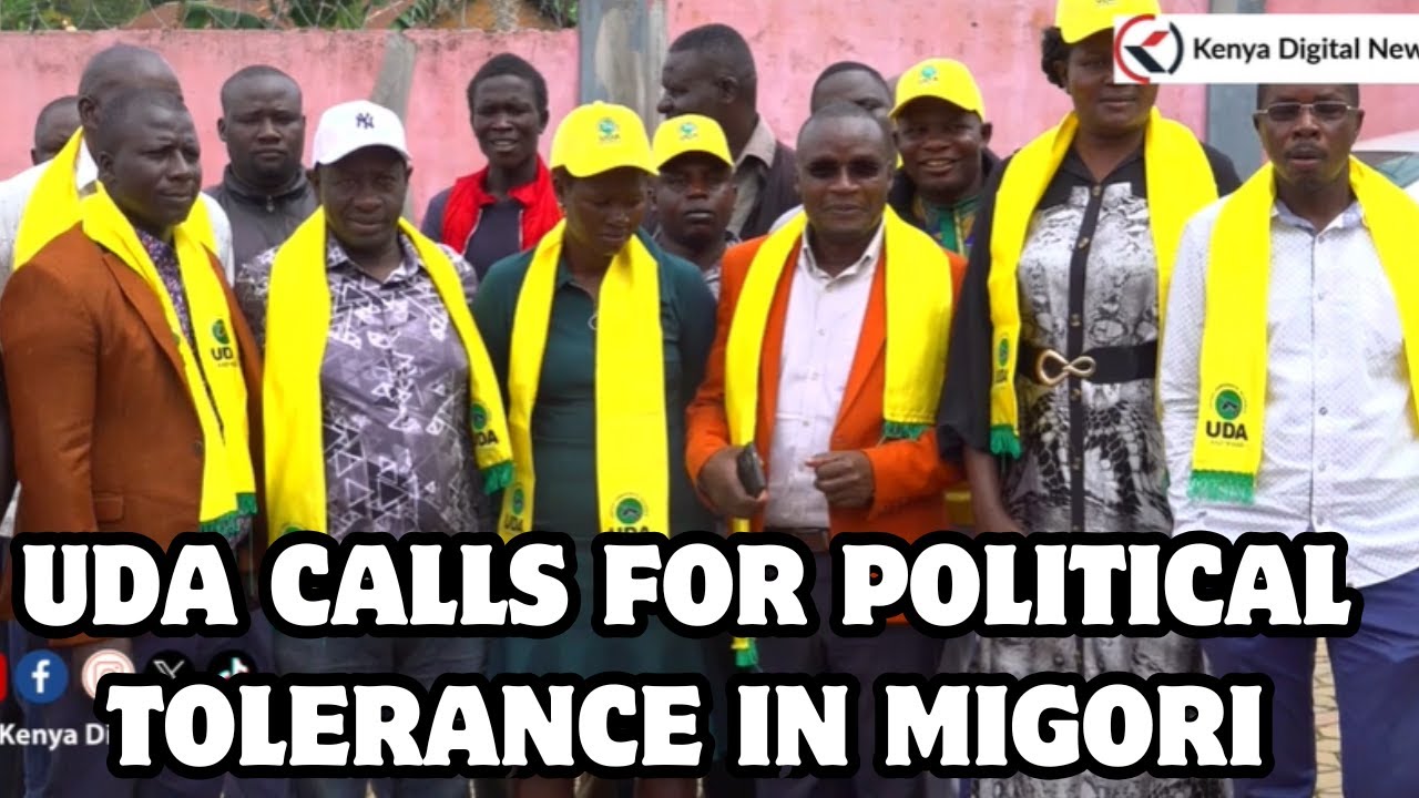 UDA Members in Migori call for Political tolerance, Urge ODM to allow ...