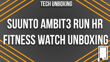 Suunto Ambit3 Run HR Fitness Watch Unboxing