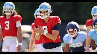 UNC FB Practice Reaction - QBs Highlighted | Inside Carolina Analysis | College Football
