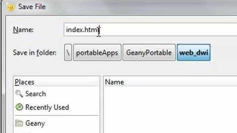 Dasar HTML dan Instalasi Aplikasi Text Editor Geany