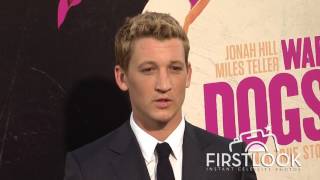 Miles Teller, Keleigh Sperry at War Dogs LA premiere