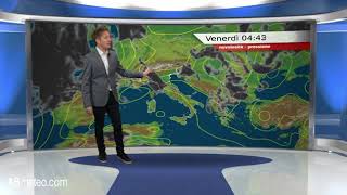 Previsioni Meteo Video Per Venerdi, 27 Luglio