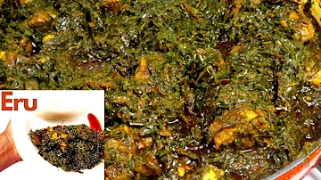 How To Cook Eru || Cameroonian Food || Very Detailed Dry Eru Recipe (Step by Step Recipe)