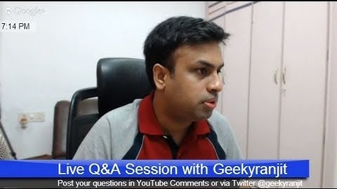 #8 Live Q&A Session with Geekyranjit -  Microsoft & Nokia / Smart TV or Standard / Mid range android