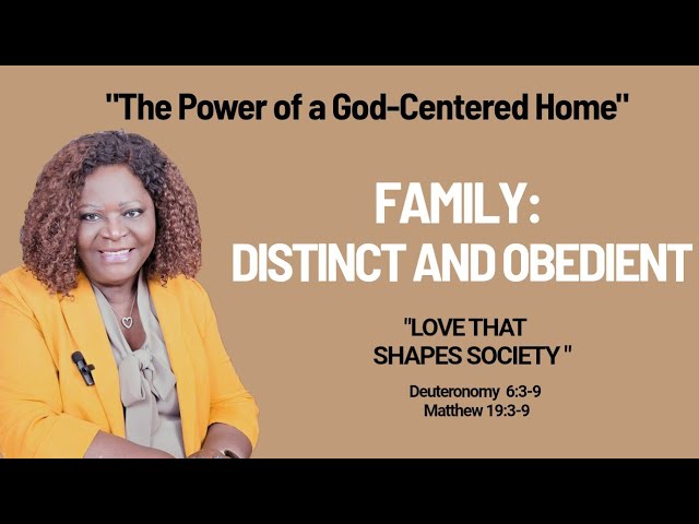 "The Love that Shapes Society, Christian Home, Sunday School." Deut 6:; Matthew 19, April 26, 2026