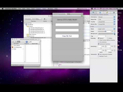 iPhone Development Tutorial - Hello World