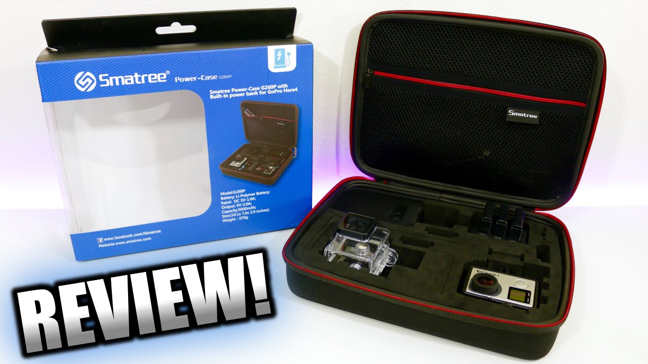 Smatree Power-Case G260P Review! (GoPro HERO4 Setup)