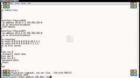 Cisco router change IP address