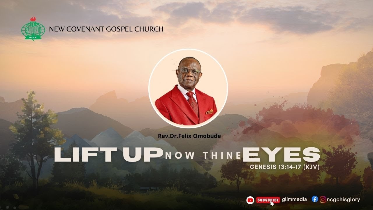 LIFT UP NOW THINE EYES || REV. DR. FELIX OMOBUDE || 01.02.2026