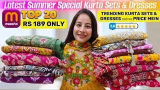 😍*Huge* Meesho Summer/Cotton Kurti & Kurta Set,Cord Set Haul Starting 189 😍Meesho Kurti Haul #meesho screenshot 1