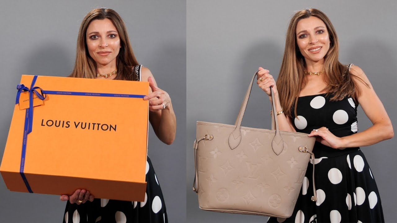 Louis Vuitton MM Empreinte Leather in Turtledove Unboxing! 