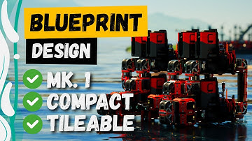 8x Smelters Blueprint - Compact, Tileable, Mk.1 Design - Satisfactory