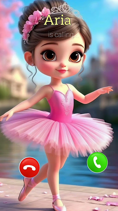 Aria is calling #ringtone #smartphone #disneyprincess #aria #shortvideo