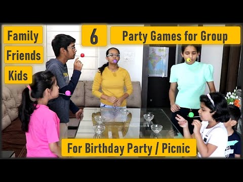 6 Games for Kids Party | Funny games for kids | Birthday Party Games | Party games for Groups
