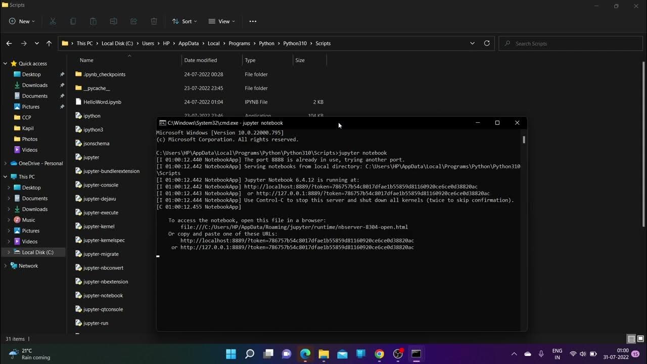 How to install Python | Jupyter Notebook | Hello World in Python - YouTube