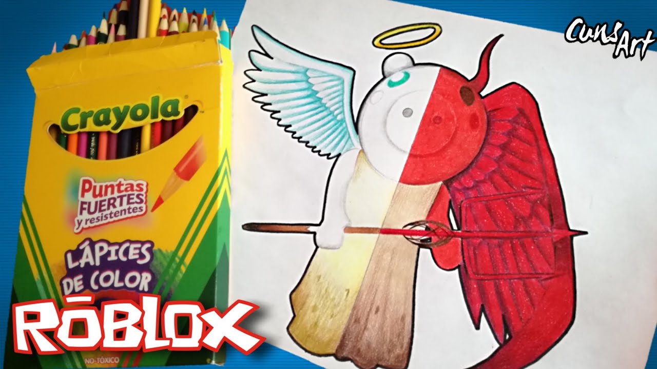 Como Dibujar A Piggy Angel Vs Piggy Devil How To Draw Angel Piggy Vs Devil Piggy Piggy Roblox Youtube - logo como dibujar el roblox