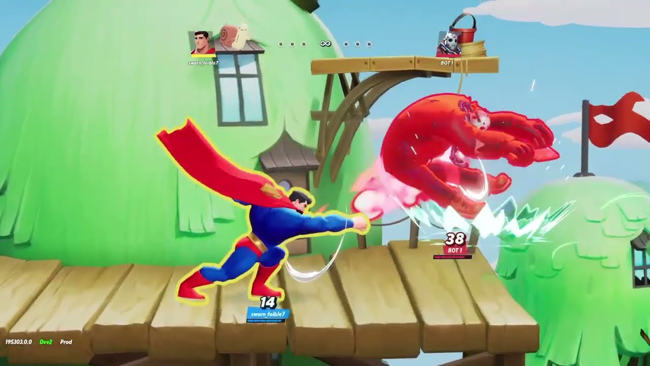 MultiVersus Superman Vs Jason Voorhees PS4 Gameplay 