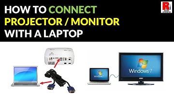 How To Connect Projector / Monitor With A Laptop In Windows 7