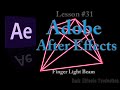 Adobe After Effects lesson 31 - Finger Light Beams @adobeae @adobe