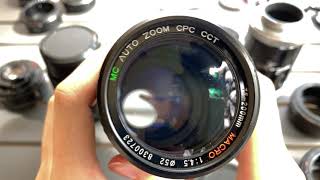 MC Auto Zoom CPC CCT 75 - 200 mm f4.5 Zoom Lens Demo