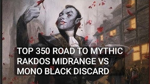 Road to Mythic from TOP 350 Player | Rakdos Midrange vs Mono Black Discard | Pioneer | Platinum Rank
