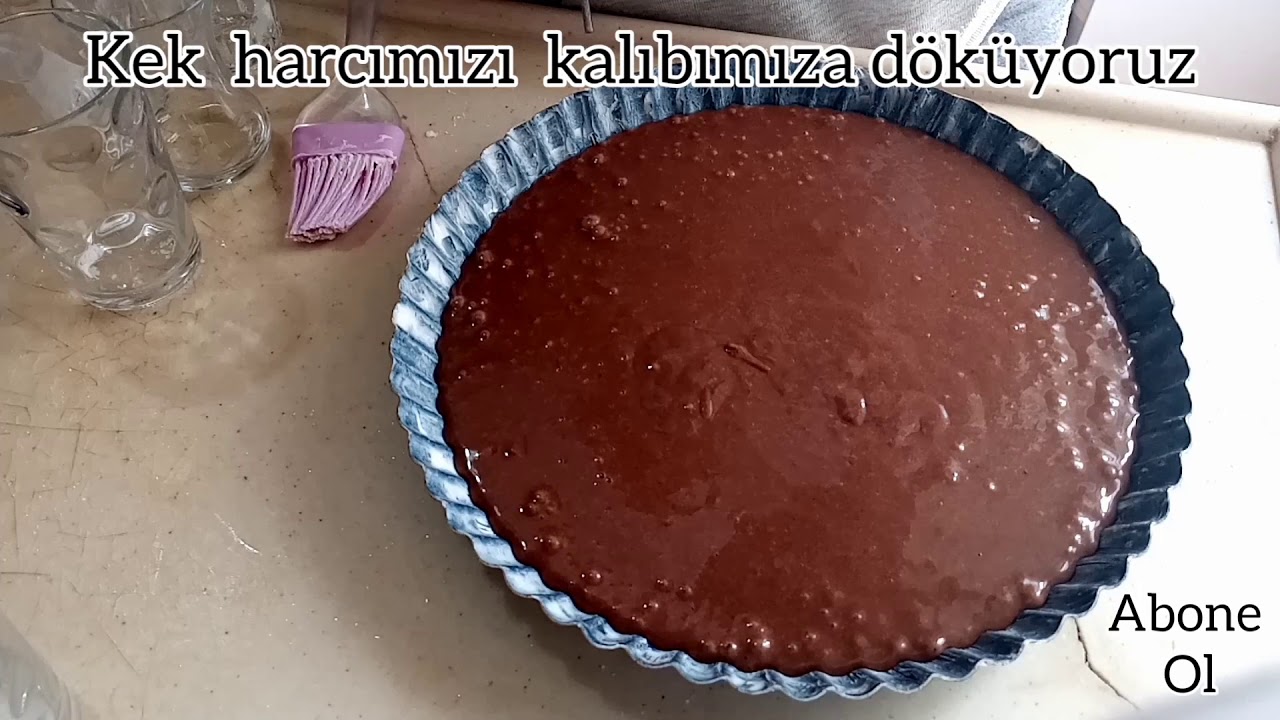 Tart Kalıbında Kakaolu Kek Herkes tarifini isteyecek 👌💕 YouTube