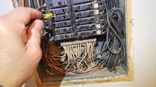 2Aa. Main Electric Load Center With A Back-Fed Circuit Breaker