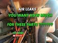 Finding and fixing air leaks..These parts cost how much???