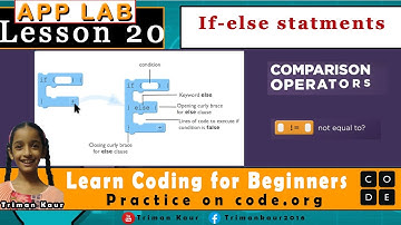 How to use if-else statement in JavaScript in App Lab | App Lab Lesson 20