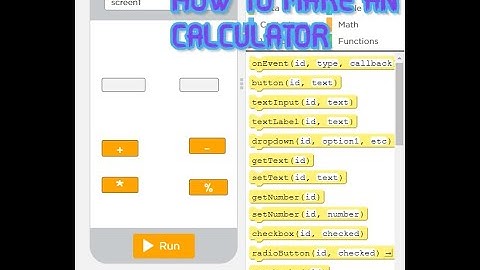 How to make a calculator in code .org