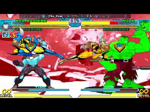 THE POW VS C.S!! DOS PELEADORES CON UN GRAN PODER DE PELEA!! MARVEL VS CAPCOM FIGHTCADE 2
