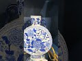 Raz 12.5" Handled Blue and White Delft Floral Vase X4434412