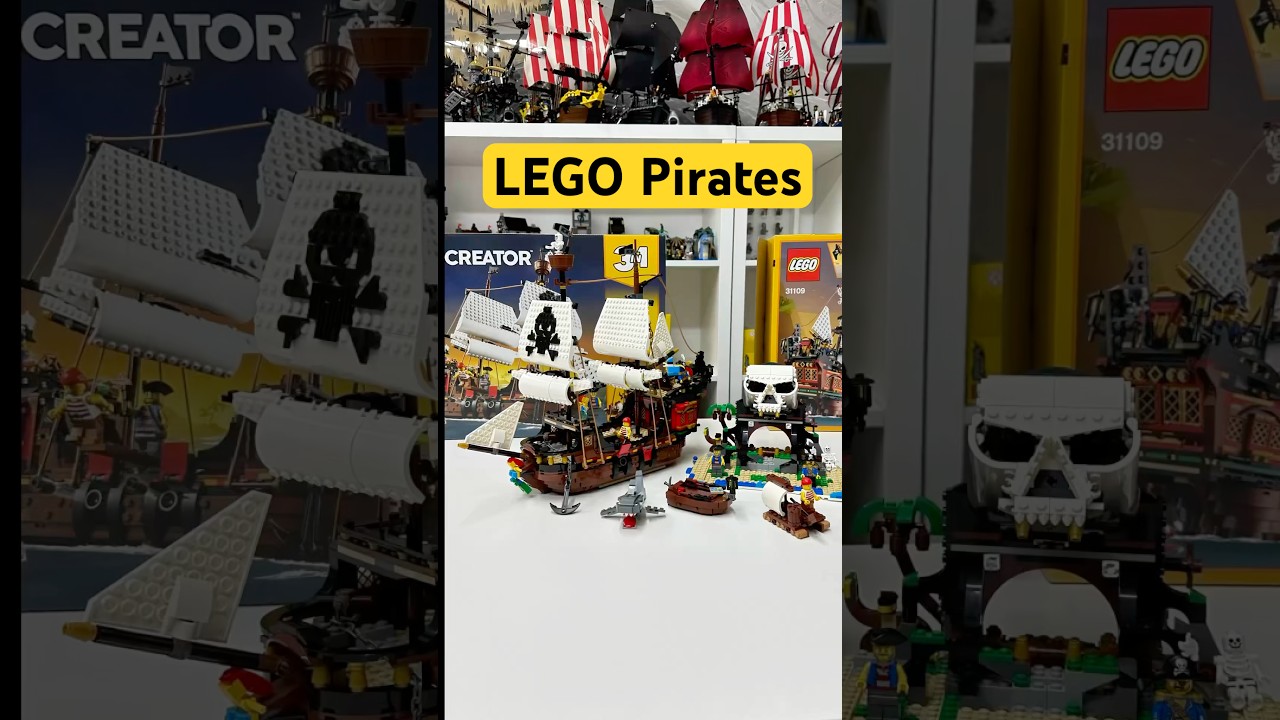 Продолжаю собирать серию пиратов LEGO, собрал 2 набора LEGO Creator 31109 