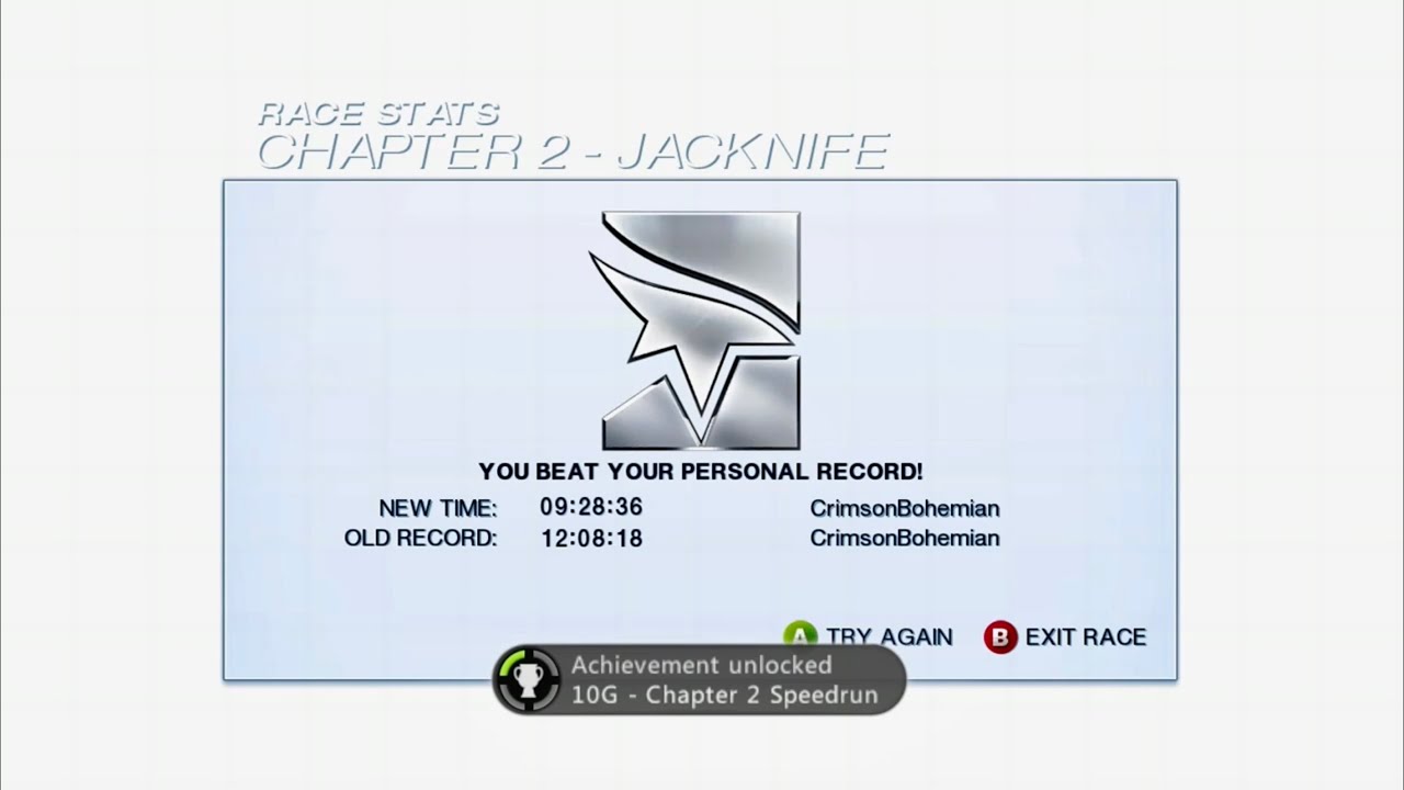 Mirror’s Edge - Chapter 2: Jacknife Speedrun - Time Achieved: 