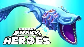 NEW FRILLED SHARK!!! (HUNGRY SHARK HEROES) screenshot 4