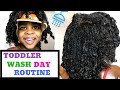 TODDLER WASH DAY ROUTINE | Quick, Minimal Shedding, Hair Growth &amp; INTENSE Moisture | Ayurvedic