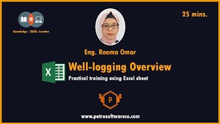 Well logging overview| Practical training using Excel sheet